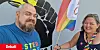Fylkessekretær Sherin Andreassen og resten av FO Agder mener Pride er ekstra viktig i år. Til venstre: Knut Gustav Ek.