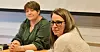 Sosionom Anita Ingjerd og psykolog Karoline Seheim leder foreldregruppe i Lillestrøm.