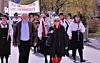 1. MAI: FO-leder Mimmi Kvisvik feiret dagen i hjembyen Notodden.