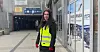 De første dagene brukte Hilde Mari Bjørke til å ta imot flyktninger på togstasjonen i Krakow.