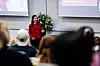 Det var Nina Tanggaard Lomeland, sosionom og tidligere leder av organisasjonen Ubuntu, som startet dagen med å snakke om Ubuntu.