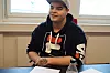 Fredrik Sørensen stiller flere spørsmål til kandidaten under intervjuet.