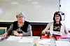 LO Stats leder Tone Rønoldtangen (til venstre) og LO Stat-sekretær Randi Stensaker jobber nå døgnet rundt for en løsning i statsoppgjøret