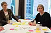 Kommunalsjef i Trondheim, Marianne Hindrum Hyldmo og Nav-leder Unni Valla Skevik er på møte i Arbeids- og velferdsdirektoratet i Oslo.