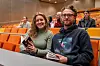 Sina Hennig og Robin Bull Kulseth var på bokbad med forfatter og sosionom Anna-Sabina Soggiu.