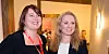 Katrine Haugland Martinsen (FO) og arbeidsminister Anniken Hauglie på Kartellkonferansen