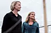 Teamleder Christina Siljan Hjerpekjøn (t.v.) og barnevernsleder Benedikte Selsing i Frogner bydels barnevernstjeneste i Oslo.