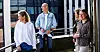 Her står Idun Ljønes (t.v.) sammen med, Atle Arntzen, Andrea Aulie og Anne Tveito og ser utover Lillestrøm sentrum.