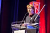 Oslo-ordfører Marianne Borgen hyllet og utfordret sosialarbeiderne.