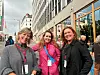 Carina Ribe Fernee, Charlotte Fiskum og Hilde Marie Thrana gleder seg til tre dager med faglig påfyll.