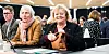 Hans Ole Rian (Creo), Anne Finborud (Skolenes Landsforbund) og Mimmi Kvisvik (FO), her fra oppstart i oppgjøret.