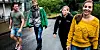 Samuel Di Sessa (21) Terje Osmundsen (30), Randi Presthammer (33) og Ieva Marciukaityte (23) supplerer stipend og lån med jobb.