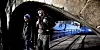 Sosionom Tuva Høye Mauseth og erfaringskonsulent Lars André Sveberg patruljerer langs Akerselva.