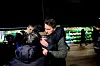 Det blir noen klemmer i løpet av en kveldsvakt for Martin Steenland Gulbrandsen (t.v.) og Fred-Richard Lie Kleppe, barnevernspedagoger og oppsøkere.
