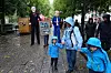 GÅR FOR BARNETRYGD: Samarbeidsforumet som står bak kampanjem 1av10 barn ønsker en kraftig økning av barnetrygden. Dukkene Erna og Jonas har vært synlige i gatebildet siden i sommer.