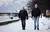 Jens Petter Christensen (t.h) har god støtte i regiontillitsvalgt for FO, Olav Borsheim.