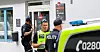Politiet på plass etter skyteepisode på Nav-.kontoret i Oslo i august i fjor.