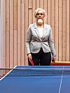 – Jeg har mer trua på en halvtime bordtennis i stedet for at det skal kverne i hodet på en ansatt resten av dagen, sier leder for avdelingslederne, Birthe Skar.