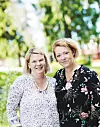TEAM: Klinisk barnevernspedagog Gro Irene Skjennum (t.v) og psykologspesialist Andrea Melø jobber for å forhindre akutte innleggelser.