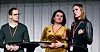 FO lansererte tre nye fagbøker på sitt landsmøte. F.V: Christian Wiik Kynsveen, leder for profesjonsrådet for barnevernspedagoger, Kathrine Haugland Martinsen,  leder for profesjonsrådet for sosionomer og Marit Isaksen,  leder for profesjonsrådet for vernepleie.