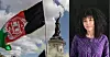 T.v. Afgansk flagg under en demonstrasjon i Paris i 2021 (Arkivfoto). Moa Nyamwathi Lønning har forsket på «oktoberbarna» som forsvant.
