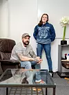 VIL TA UTDANNING: Anne Djønne Eriksen og Rami Knudsen er erfaringskonsulenter i Helse Bergen og ønsker å utdanne seg til vernepleiere.