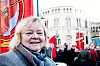 SOLIDARITET: - FO står sammen med alle som kjemper for ordna forhold i arbeidslivet. Også våre medlemmer merker konsekvensene av innleie, sier leder i Fellesorganisasjonen Mimmi Kvisvik.