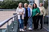 Fra venstre står Anne Fet Sortevik, Gro Marita Solevåg, Monica Bøstrand, Bente Karin Hansen og Torhild Barmen.