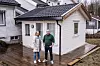 BYGDE ET HJEM: Erik Schjøtt-Waaler (43) og Marie Haug (41) satte opp dette annekset for tenåringen som bodde hos dem.