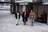 Marie Chantal Nibasenge (t.v.), Karen Helgaker og Yutong Tan er de tre vernepleierne som jobber ved bofellesskapet i Byåsen BoA.