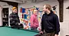 Isak Arvola Kvammen, Marte Rowene Utby og Benjamin Salomonsen er klubbledere og mentorer i Tromsø.