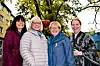 HAR DRØMMEJOBBER: Familieombud Lotta Elm (f.v.) og Anna-Lena Petersen, prosjektleder Ulla Kjell og familieombud Cecilie Cras kan bruke god tid med familiene.