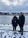 Sosionomene Emilie Hvistendahl Moe og Ole Bjørn Gautefall.