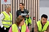 Nav Drammen deltar i kommunens beredskapsøvelse. Avdelingsleder Alma Grizovic er sammen med veilederne Hilde Johnsen,  Kjersti Knudsen og Quan Tran.
