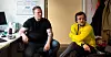 Trygve Ingstad (t.v.) og Eirik Leverås kan tenke seg å bli vernepleiere. De har jobbet i åtte og ti år i Hjemmetjenesten i Levanger, i omsorgsbolig for en mann med utviklingshemming.