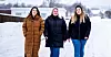 Det er gode dager i Rolandvegen nå. Fra venstre: Fagkoordinator og vernepleier, Kine Holm Johnsen, verneombud og vernepleier Silje Gjevestad og avdelingsleder Anne Lene Halvorsli.
