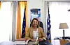 Anastasia Christodouloupolou, viseminister for migrasjon i Syriza-regjeringen. Foto: Achilles Peklaris.