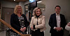 ENIGHET: LO Stat-leder ELisabeth Steen (t.v.), statsråd Karianne Tung og riksmekler Mats W. Ruland kunne glede seg over å ha unngått streik i staten.