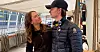 Dennis Karlsen tar farvel med Heidi Ellefsen etter fire ukers seilas fra Spania. – Jeg har lært så mye, ikke minst å ta ansvar, sier han.