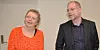 Sigrun Kristoffersen og Knut Grini i SSB la fram lønnsstatistikken for 2015 og 2016 på en pressekonferanse dagen etter at tariffoppgjøret i privat sektor var ferdig.