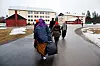 En rekke asylmottak risikerer nedleggelse. Fredag vil navnene på anleggene som skal legges ned bli offentliggjort. Bildet er tatt ved Haslemoen transittmottak i en annen sammenheng.