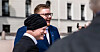 Adam Berge (t.v) og Johannes Tveitnes skrev til kongen og ba om audiens. De ville snakke til ham om HELT MED, slik at flere med funksjonsnedsettelser skal få mulighet til å få en vanlig jobb.