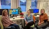Maia Reitan, Elin Engeskaug og Vibeke Skottner ved Ringsaker interkommunale barnevernvakt.