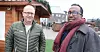Hovedutvalgsleder for organisasjon i kommunen, Jan Erik Tønnesland (t.v.) og  utvalgsleder for arbeid og integrering, Abdullahi Alason leder hvert sitt hovedutvalg.