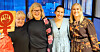 Ellen Indreboe (f.v.), Jenny Kjøsnes, Charlotte Willemoes, Lise Marie Bakkebø er fornøyde med årets 8. mars-arrangement.