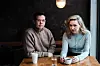 Marie Blokhus sammen med regissør David Berget.