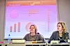 SOLID: Når debatten nå går friskt om det som opptar medlemmer før kongressen, er det betimelig å løfte frem den solide innsatsen Mimmi Kvisvik (t.v.) og Tone Faugli har lagt ned for å få gjennomslag for de vedtak landsstyret har gjort og for synliggjøring og markering i den løpende politiske samfunnsdebatten, skriver tre avdelingssekretærer i dette innlegget.