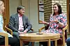 Kathrine Haugland Martinsen i FO møtte Frp-politiker Christian Tybring-Gjedde til debatt om sosionomer. Saken ble presentert over ni sider i A-magasinet i høst.