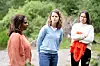 Barnevernspedagogene Elise Hauvik (f.v.), Eilen Lura Sjursen og Lise Rusdal er enige om at det må gjøres noe med lønnsforskjellene i Sandnes kommune.