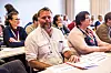 Vernepleier Jørn Arve Vold kan vise til flere vellykkede forsøk med å få ned medisinbruken i sykehjem. Her fra FO-dagene 2018.